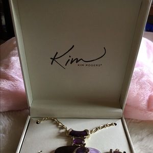 Kim Rogers Jewelry - Necklace with matching earrings Kim Rogers Jewelry - Necklace with matching earrings